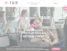 Tablet Screenshot of fair-agenceweb.fr
